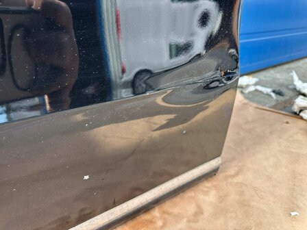 VW Passat B7 Portier Deur Rechts achter zwart metallic LC9X