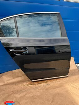 VW Passat B7 Portier Deur Rechts achter zwart metallic LC9X
