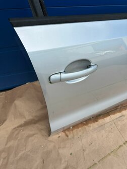 VW Polo 6R 6C Portier deur rechts voor zilver grijs LA7W