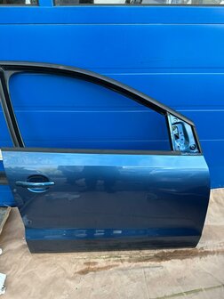 Vw Polo 6R 6C Deur Rechts voor Portier blauw
