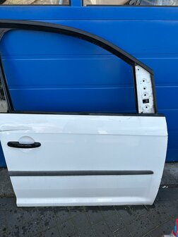 VW Caddy 15+ portier Deur rechts voor Wit LB9A 2K5831312