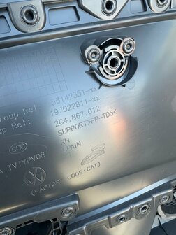 VW Polo 2G deurpaneel rechts voor 2G4867012