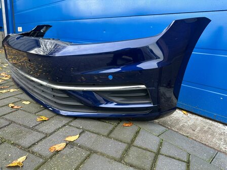 VW Golf 7,5 Voorbumper 4x PDC donker blauw 5G0807221FL