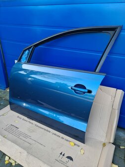 VW polo 6R 6C Portier Deur Links Voor 5 Deurs Blauw LD5L