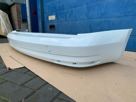 VW Caddy 2015+ voorbumper + Achterbumper LB9A wit