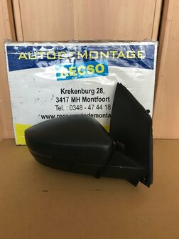 Polo 6R buitenspiegel rechts handmatig plastic zwart