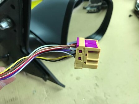 Geschikt voor T5 Transporter GP Buitenspiegel in primer rechts elektrisch inklapbaar