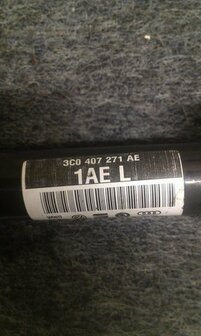 GOLF 6 Aandrijfas Links 3C0407271AE 3C0407451BX