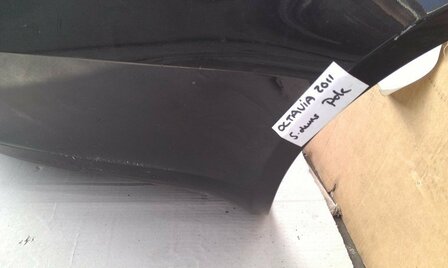 achterbumper Octavia bumper 2011 PDC ZWART