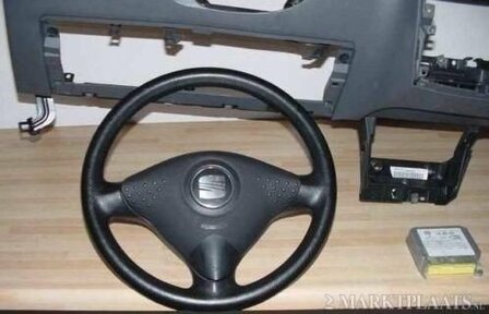 airbagset ibiza 6K 2000+ airbags compleet set airbag