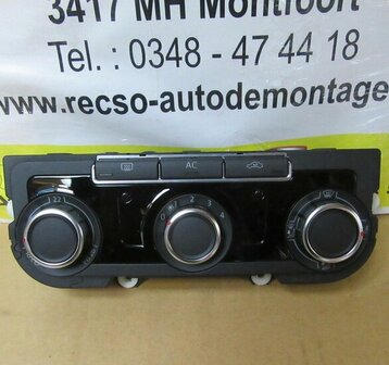 Passat Golf Bedieningspaneel Kachelbedining 3C8907336 H AB
