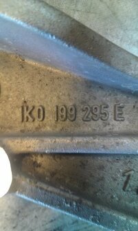 Draagarm steun subframe aluminium 1K0199295E F J Links