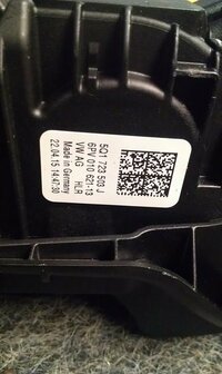 Gaspedaal Sportsvan Touran 5Q1723503J