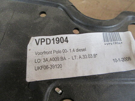 Geschikt voor Polo 6N bj 2000 1.4 diesel Voorfront front