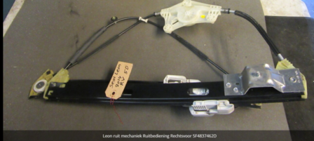 Leon ruit mechaniek Ruitbediening Rechtsvoor 5F4837462D
