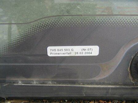 T5 Achterruit ruit raam 7H5845503P 7H5845503G
