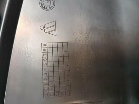 Geschikt voor Fabia 5J Grill