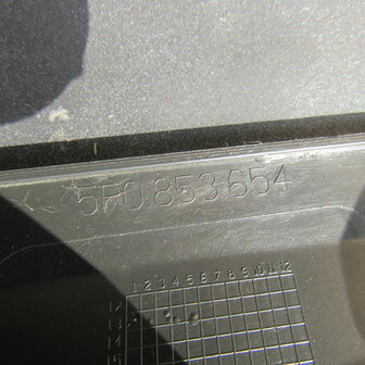 Leon 5F Voorbumper Grill pdc ice zilver LX7W 5F0807221