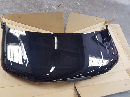 Geschikt voor Transporter T5 GP Motorkap Gespoten Zwart Metallic LC9Z