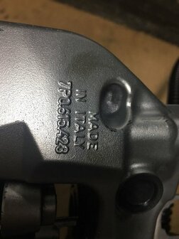 Links Achter Remklauw Brembo Touareg 7P Porsche Cayenne 7P0615423