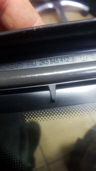 Caddy 4 2016 zijruit driehoek Rechts 2K5845412
