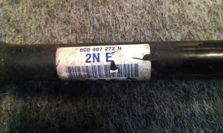 POLO 6C Aandrijfas Links 6C0407272N 6C0407272AA