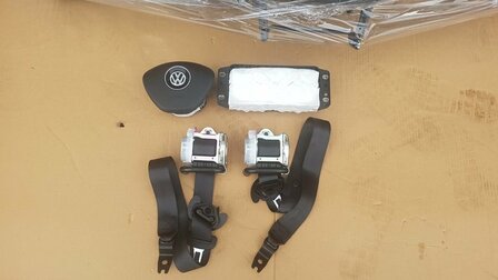 Polo 2G Airbagset Airbag Dashboard Compleet 2x Gordels