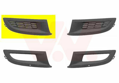 Geschikt voor Polo 6R afdekkap zonder mistlamp Rechts 
