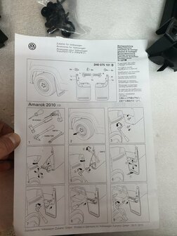 Amarok Spatlappen Set 2H0075101B 