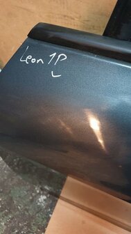 Leon 1P deur portier Links voor blauw grijs