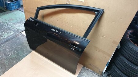 Leon 1P deur portier Links voor Zwart Metallic