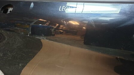 Leon 1P deur portier Links voor Zwart Metallic