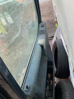 Transporter T4 deur portier Links voor blauw grijs gebruikt