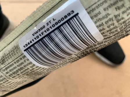 Golf 5 6 Dakairbag 2 deurs uitvoering Links 1K6880741T