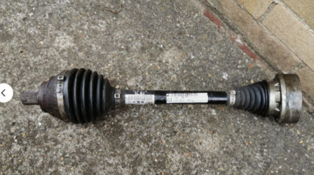 Aandrijfas Links 1K0407271CB gebruikt