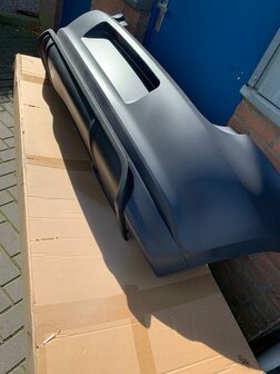 Geschikt voor Polo 6R 6C R line R optik achterbumper nieuw in primer