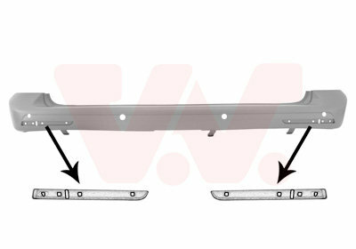 geschikt voor T5 T6 GP Transporter pdc Achterbumper 7E5807417F 7E5807417B