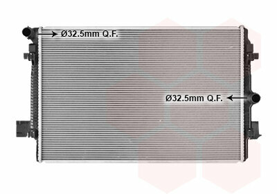 geschikt voor Polo 2G Radiateur 2.0 tsi 