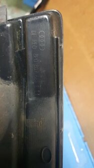 A3 8P ventilatierooster grill links onder 8p0807681e