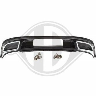 Geschikt voor Tiguan 5NA R Line Achterbumper Onderlip Diffuser
