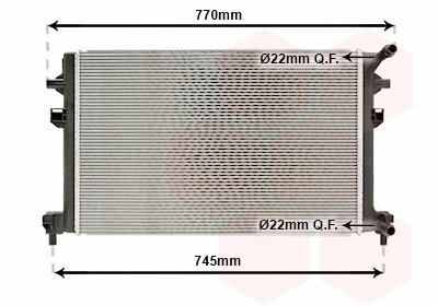 Geschikt voor Golf 7 A3 extra radiateur