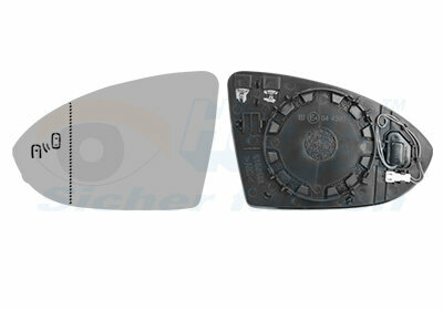 Geschikt voor Golf 7 spiegelglas glas Links Side Assist