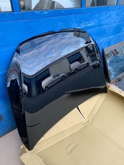 Geschikt voor Golf 7 Motorkap LC9X zwart metallic Kleur Gespoten