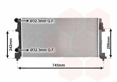  Geschikt voor Golf 7 Radiateur  1.2 TSI 1.6 TDI