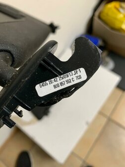 A4 Q5 zonneklep set zwart 8k0857552 8k0857552ar