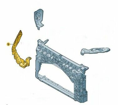 Leon Koplamp steun Rechts 5F0807572B 5F0807572C