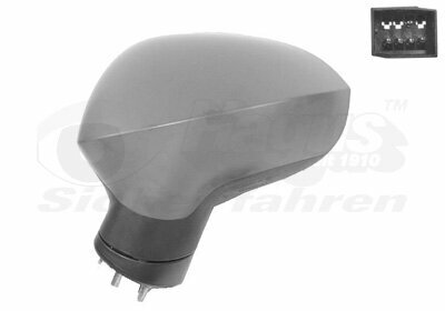 buitenspiegel Geschikt voor Ibiza 6J links voor nieuw in primer