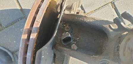 Polo 6R Wielophanging Fusee Veerpoot Links Voor