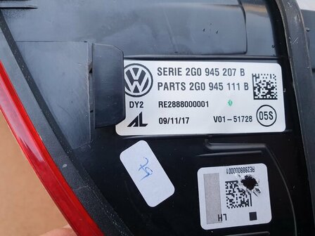 Polo 2G achterlicht LED set 2G0945208B 2G0945207B