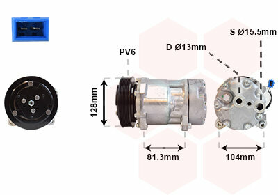 Geschikt voor T4 Transporter Aircopomp Airco compressor
